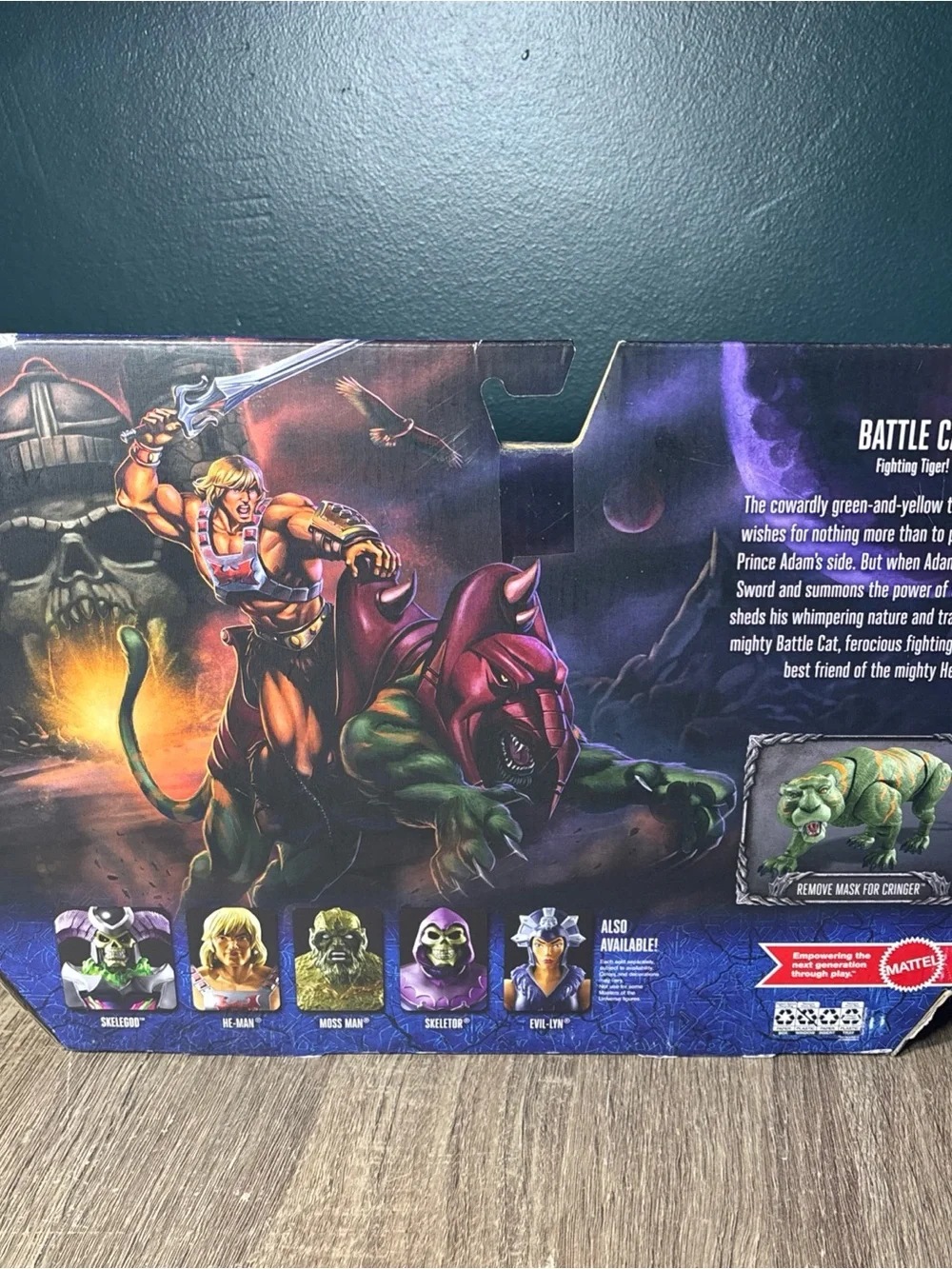 Masters of the Universe Revelation Action Figure BATTLE CAT Masterverse